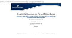 Desktop Screenshot of de.pernod-ricard-swiss.com
