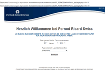 Tablet Screenshot of de.pernod-ricard-swiss.com